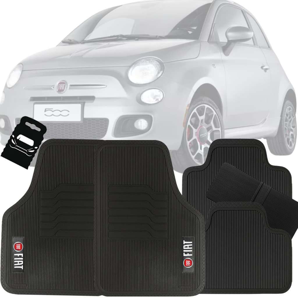 Tapete Fiat 500 2010 2011 2012 2013 2014 2015 2016 2017 2018 2019 2020 2021 2022 2023 Automotivo Personalizado
