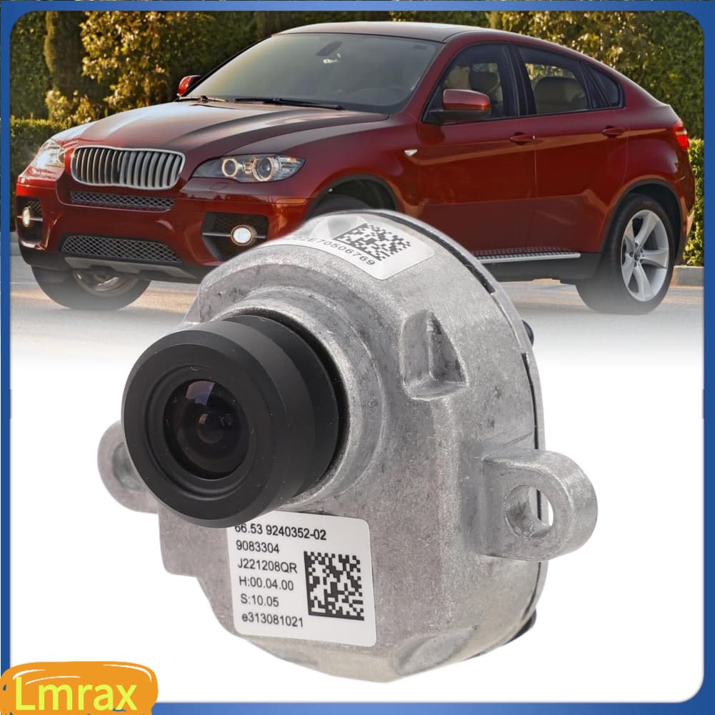 Lmrax-br Câmera de visão lateral frontal grande angular universal traseira do carro 9240352 hd backup para x5 e70 x6