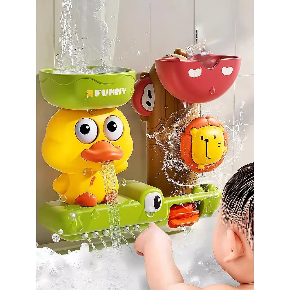 Crianças brinquedos de banho bebê pequeno pato amarelo chuveiro água crianças bebê não em água banheiro pato jogar água 