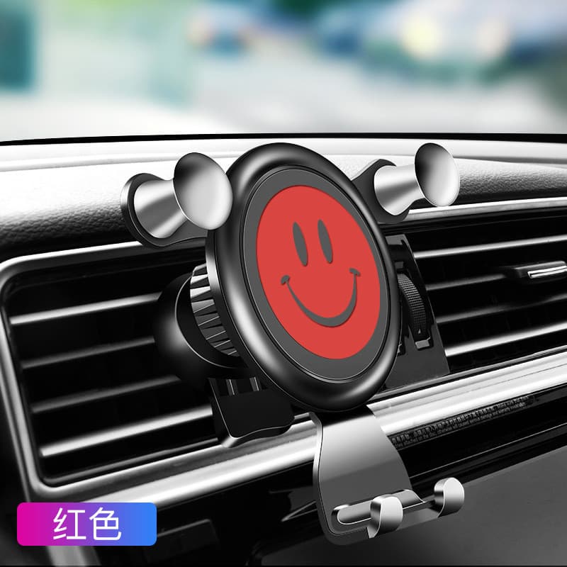 Suporte de Telefone por Gravidade para Saída de Ar, Suporte de Carro com Clipe, Suporte de Fixação para Navegação no Car