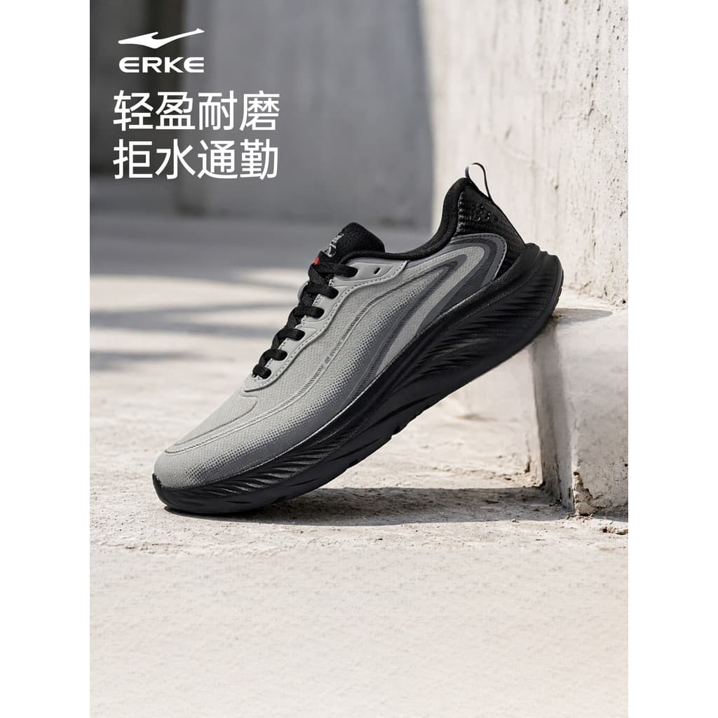 Yunchaihong Star Erke Tênis de corrida outono novo estilo calçados esportivos tênis de corrida de couro à prova d'água s