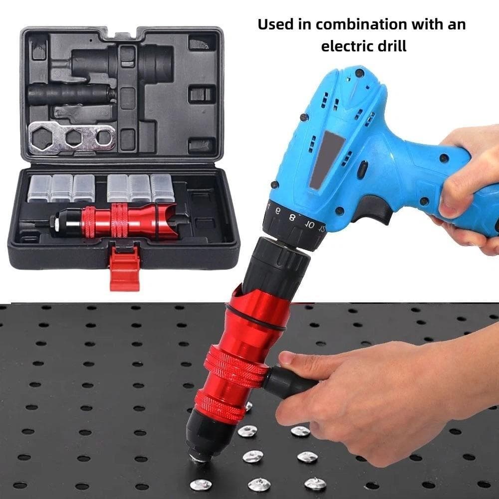 Adaptador De Ferramenta De Porca De Rebite FALLFORBEAUTYEJ , Rivnut De Caixa De Ferramentas M3 M4 M5 M6 M8 M10 , Sem Fio