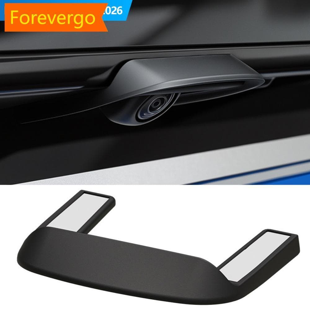 forevergo Câmera Traseira Dianteira Do Carro Capa De Sombra De Chuva Preto Protetor Viseira Guarda Acessórios Exteriores
