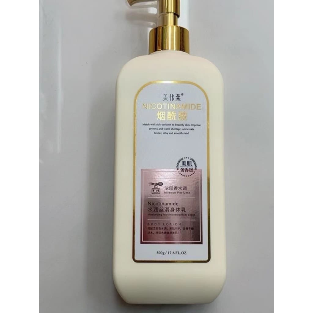Meili Niacinamida Hidratante Rejuvenescedor Fragrância da Pele Hidratante Hidratante Loção Corporal Sedosa Melhora a Fra