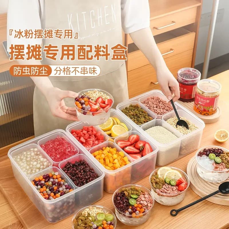 Bad fox raposa gelo em pó pequeno Material caixa tenda ferramenta conjunto completo caixa de ingredientes caixa de tempe