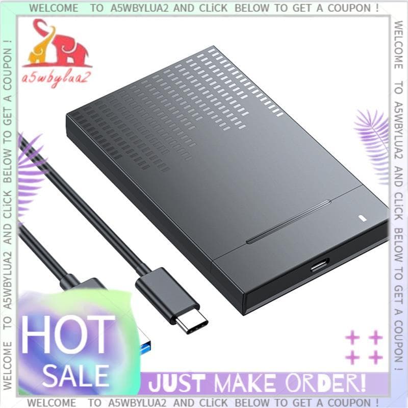 Adaptador SATA Para Type-C 3.1 Gabinete De Disco Rígido Externo De 2,5 Polegadas HDD SSD Com Capacidade De 6 Gbps E 6 Tb
