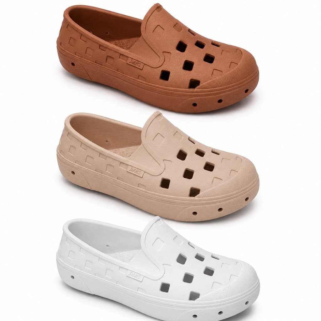 Slip On Unissex Lavável Casual Leve Antiderrapante Respirável para Praia Piscina Trabalho e Dia a Dia
