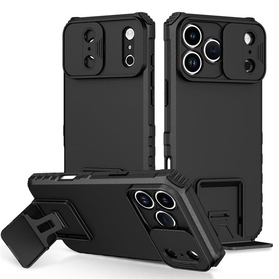 Capinha para celular compatível com iPhone 17 16 15 Pro Max 16e Plus, proteção de câmera Air Slide, capinha de PC R2GH.