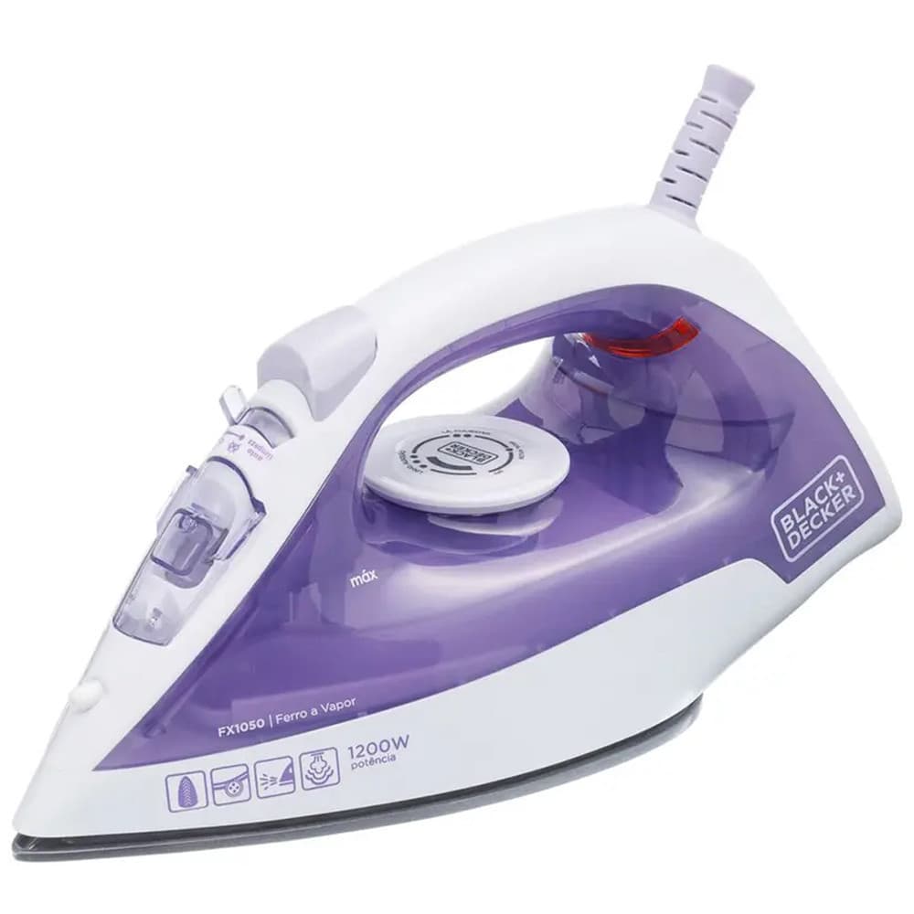 Ferro de Passar FX1050 a Vapor 1200W Black Decker