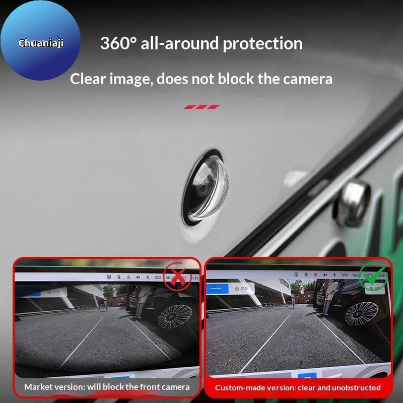 Chuaniaji Protetor Universal De Lente De Câmera De Carro 2 Peças Capa Traseira Anti Arranhões Para Proteção Contra Todos