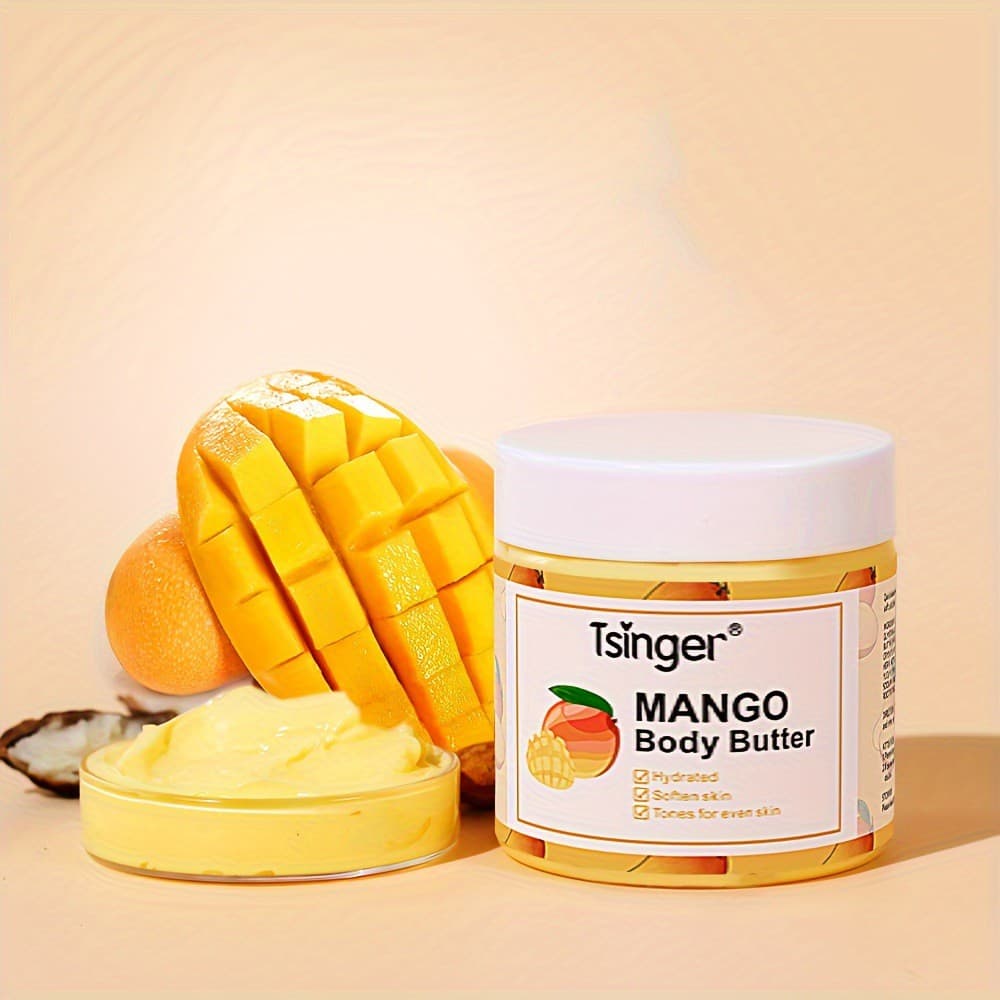 Loção corporal hidratante de manga, creme facial hidratante, manteiga corporal, creme hidratante, alta hidratação.