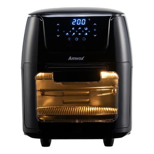 Fritadeira Elétrica Amvox 1700w Com Painel Digital Cor Preto 220v