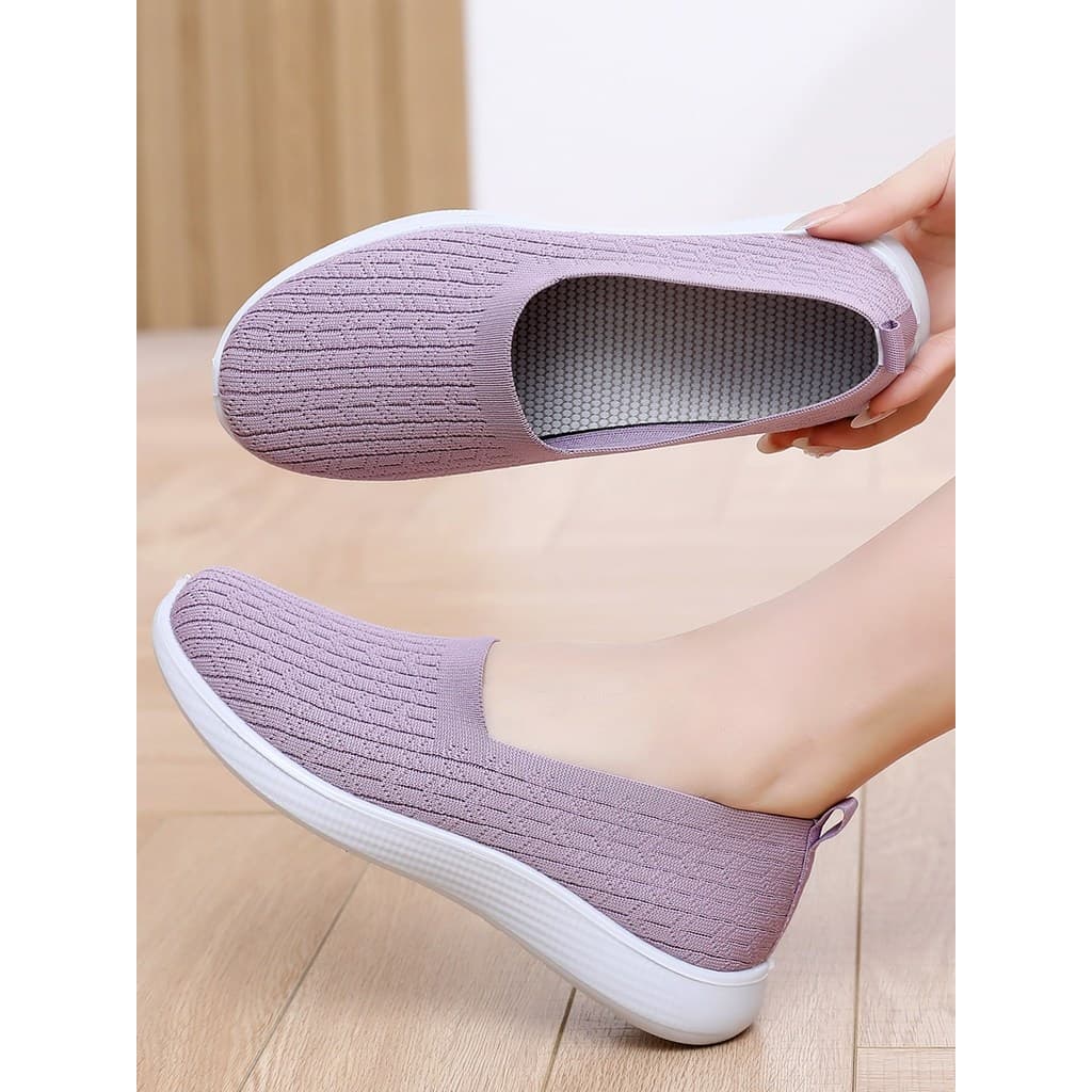 Sapatos de pano antigos de Pequim femininos antiderrapantes com sola macia e confortáveis calçados esportivos casuais pa