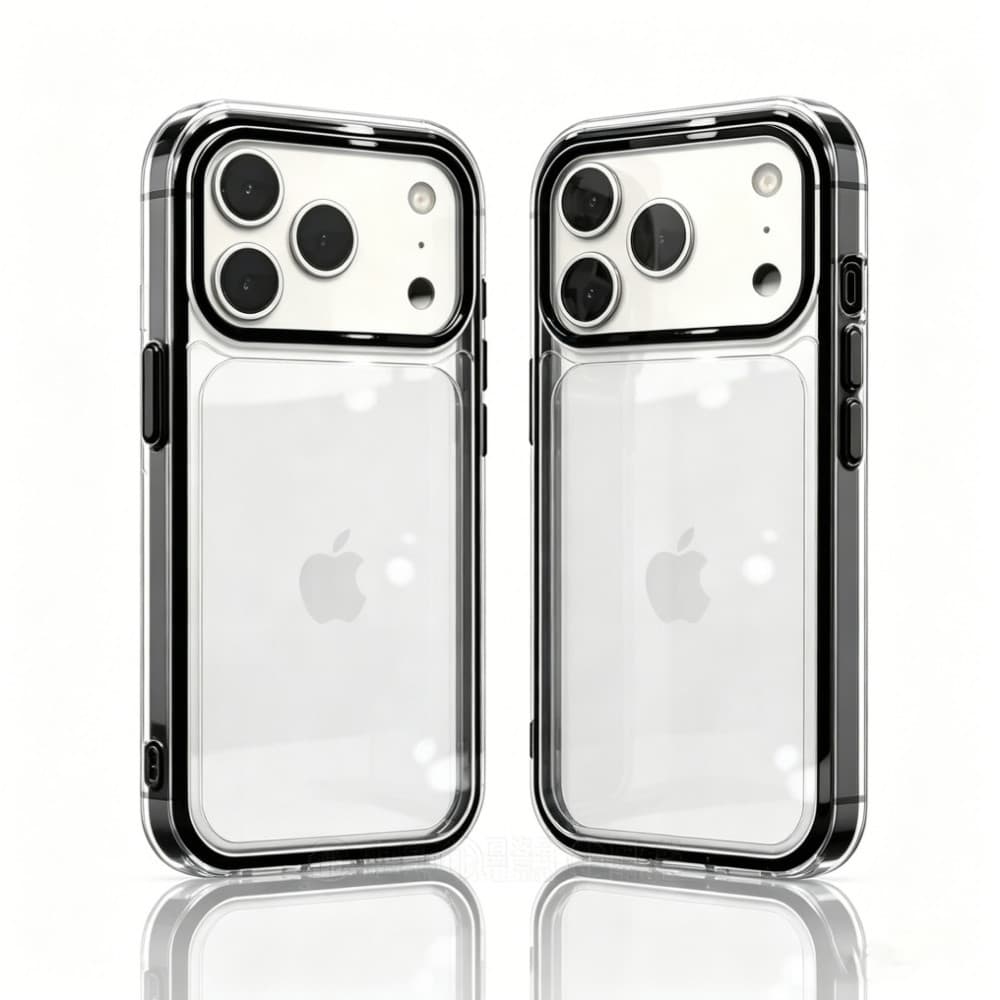 Anti-derrapante Capinha para iPhone 18/17/16/15/14 Pro Max Capa de celular simples resistente a quedas e que não amarela