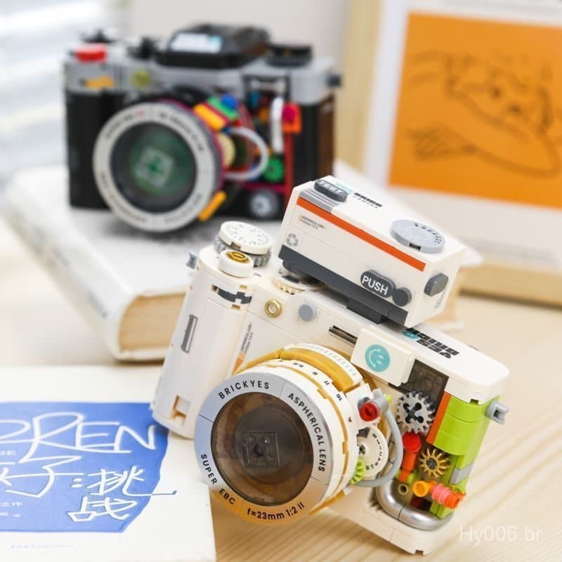 610 peças de blocos de montar Lego clássicos, câmera SLR retrô vintage, brinquedo educativo de montagem para crianças GE