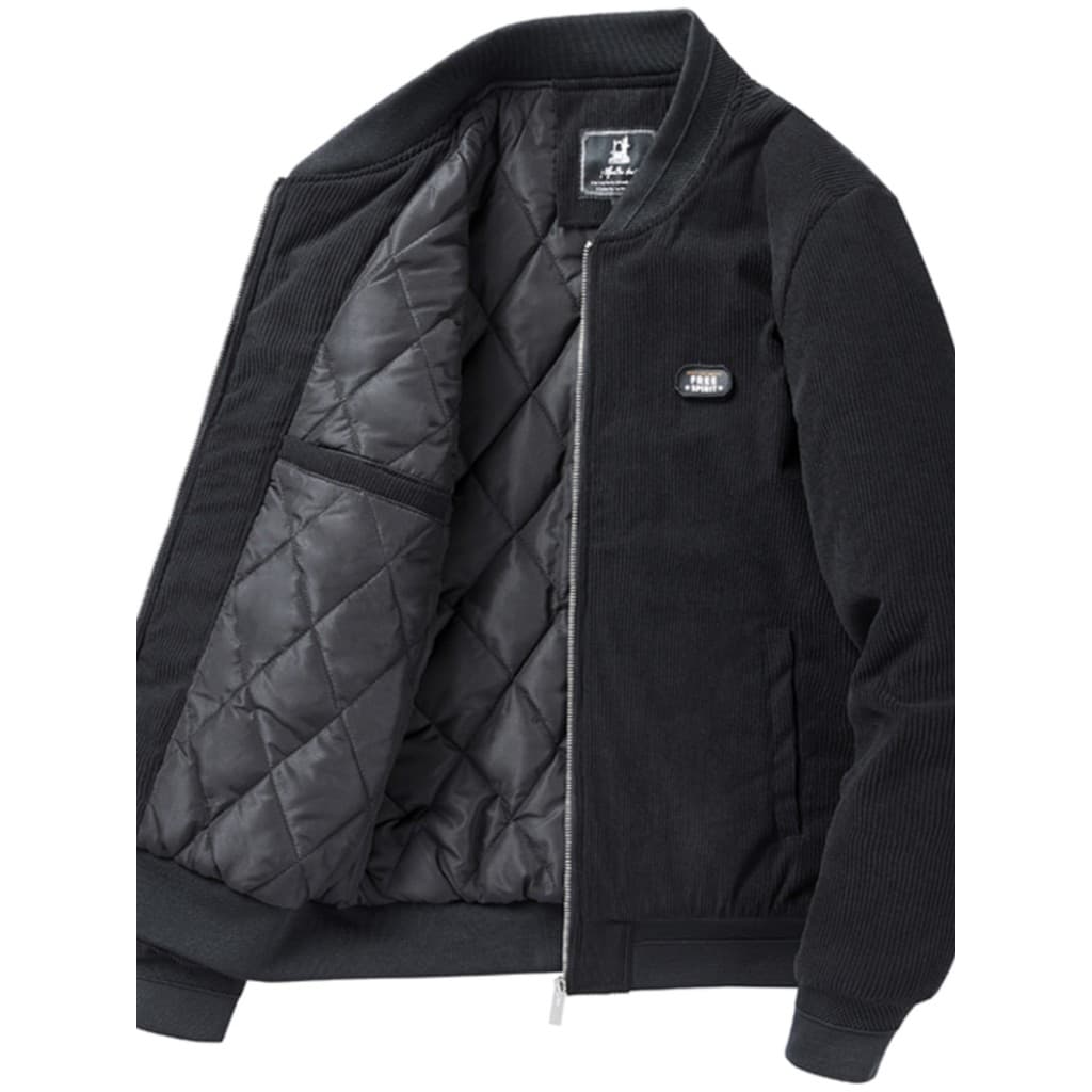 Jaqueta acolchoada de veludo masculina inverno engrossado quente acolchoado jaqueta masculina inverno grosso jaqueta Cas