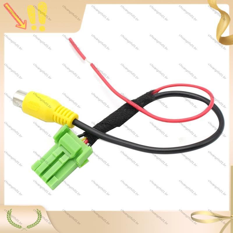 [Promover C] Adaptador De Cabo De Conversão De Câmera Reversa De Vídeo Para De Visão Traseira Do Carro Vitara Swift Sx4