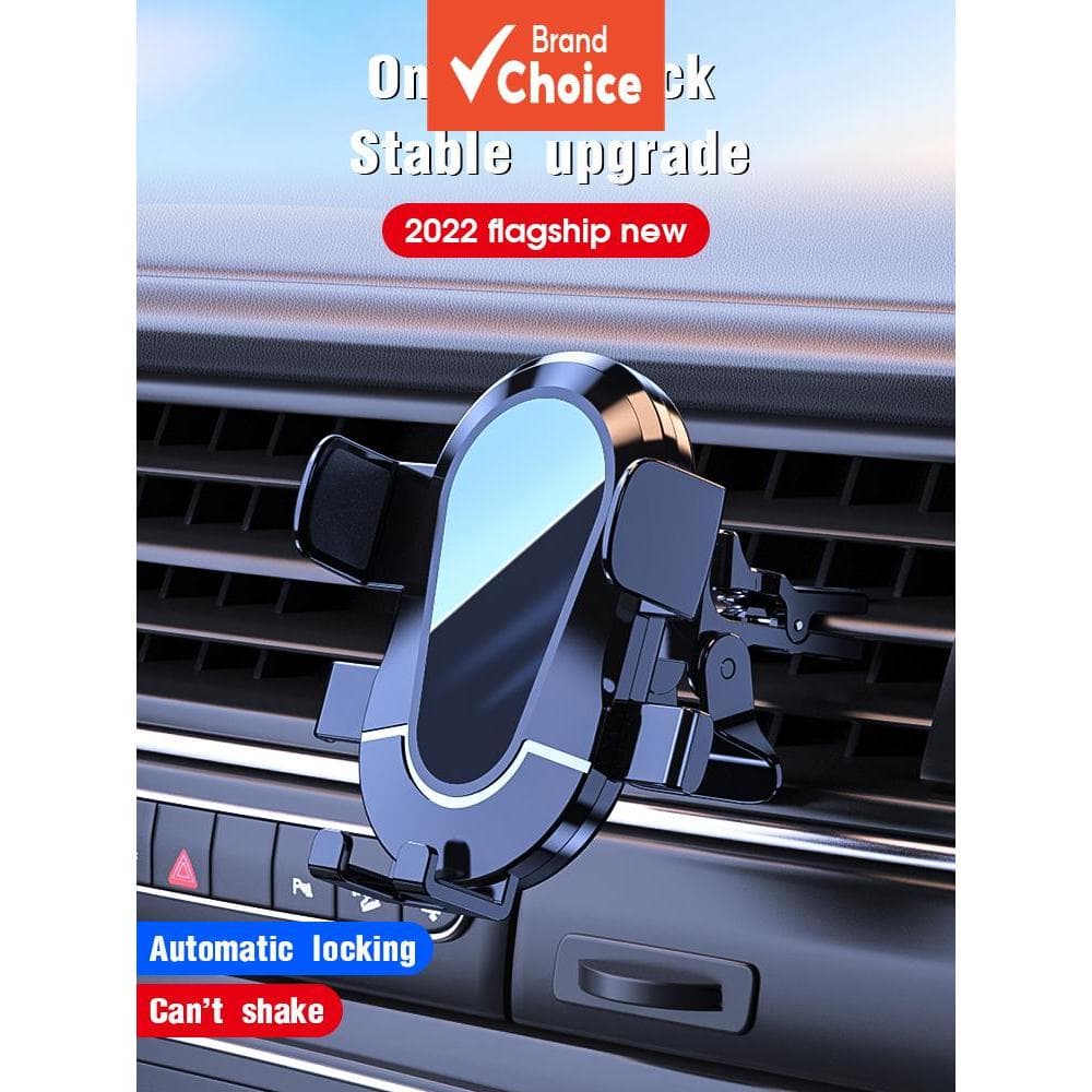 Saimili Suporte De Telefone Por Gravidade Para Ventilação De Ar Do Carro Clipe De Bloqueio Automático Iphone Xiaomi Sams