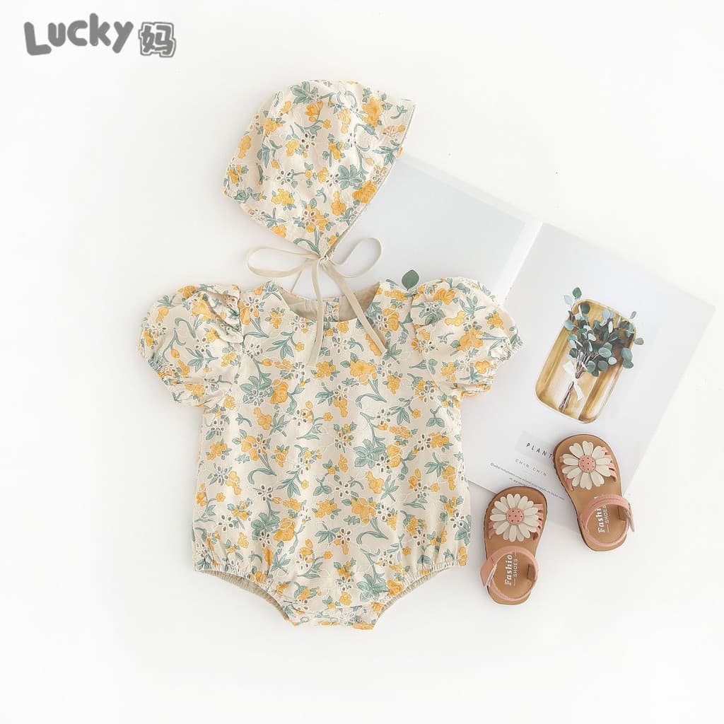 Influenciador roupas de bebê roupas de verão 0-3-6 meses bebê menina bonito princesa macacão setembro recém-nascido maca