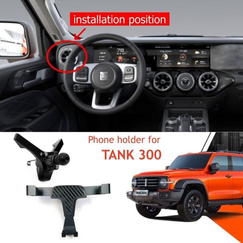 Suporte Do Telefone Para Tanque 300 Montagem De Ventilação De Ar Móvel Acessórios Carro . 0
