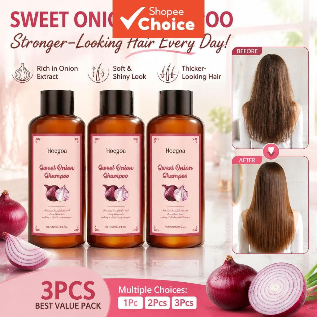 Shampoo Hidratante 100 ml – Aloe Vera e Extrato de Cebola, Hidratação Suave, Para Cabelos Secos e Danificados, Sem