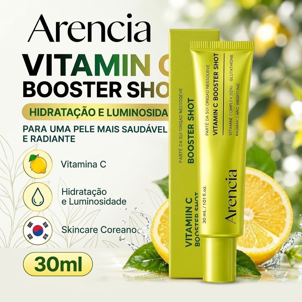 Sérum Vitamina C 30ml | Facial Clareador Antimanchas Iluminador Hidratante Skincare Coreano