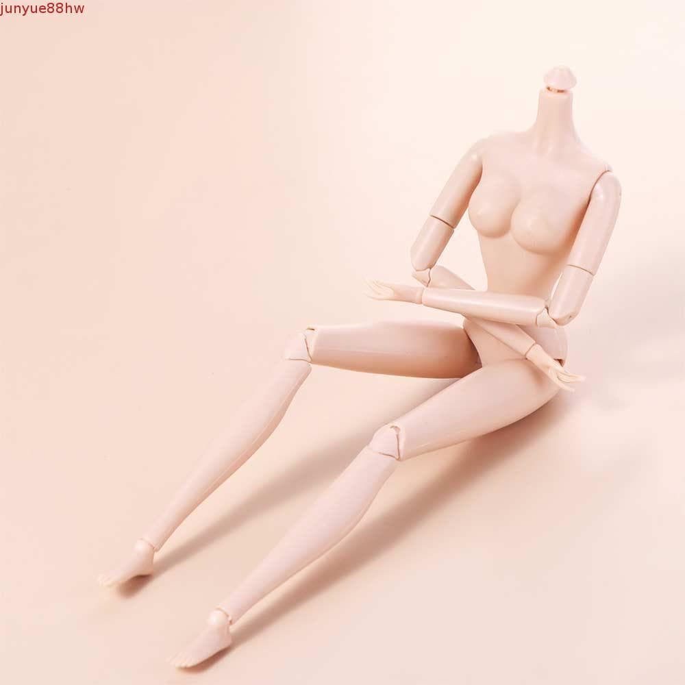 Brinquedos De Boneca Nua De Pele Branca , Sólida 1/6 Bonecas BJD Nuas Articuladas Super Modelo Multifuncional