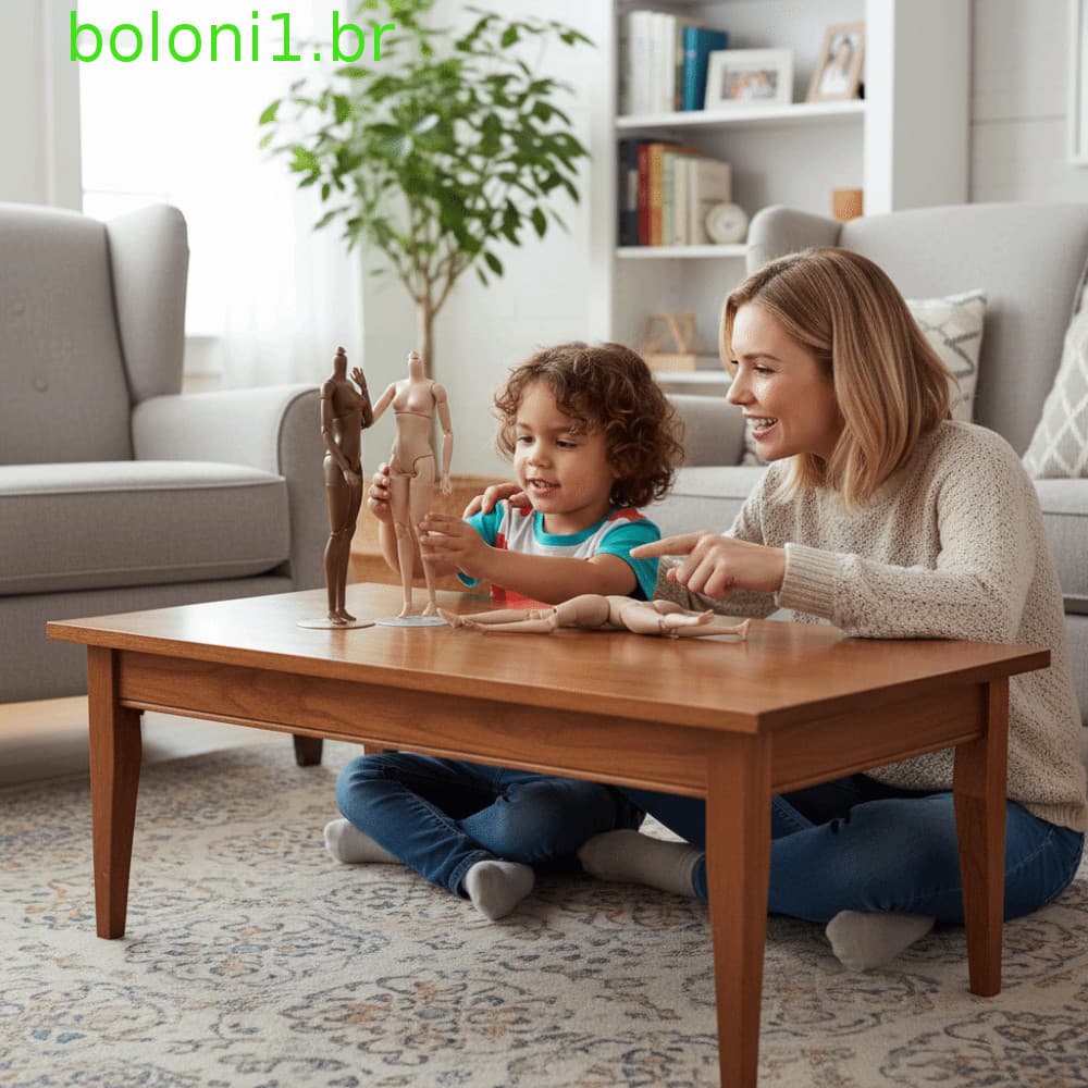 BOLONI Bonecas BJD Nuas Articuladas , Boneca Sólida Móvel Super Modelo , Corpo De Figura De Ação De Substituição De Musc