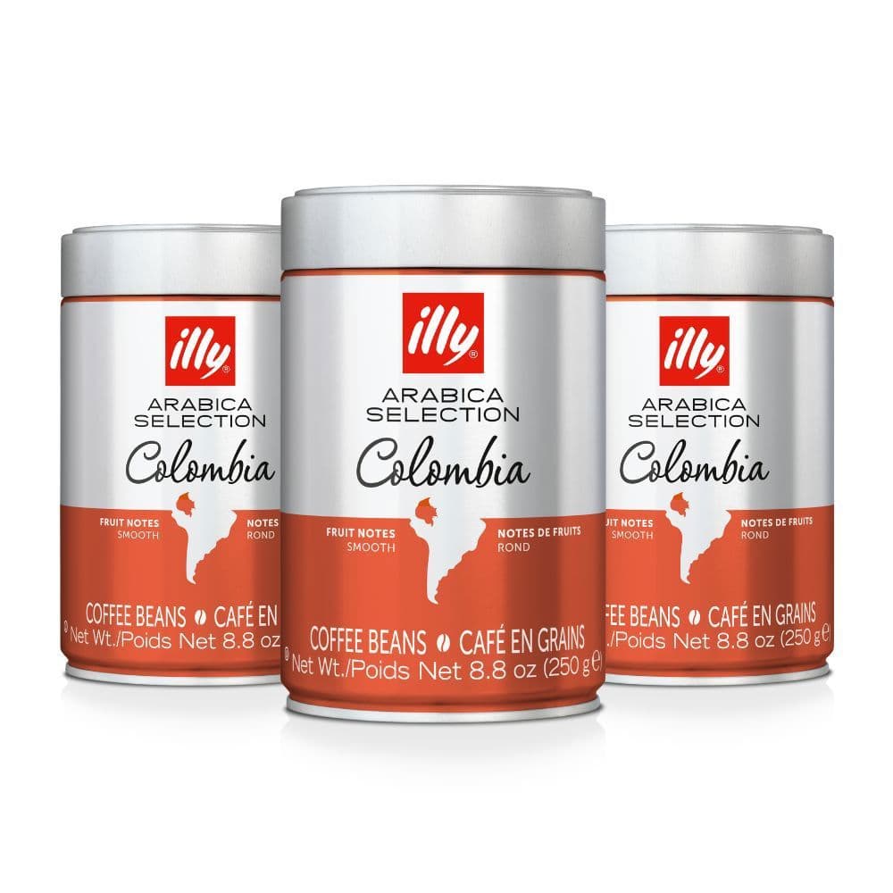 Café em Grão illy Colombia 250g Kit 3 Latas