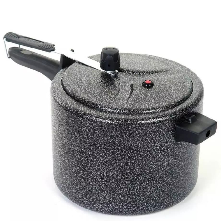 Panela De Pressão 4,5L Com Ótima Pressão Capacidade 4,5 Litros Certificado Inmetro Preta Ou Polida