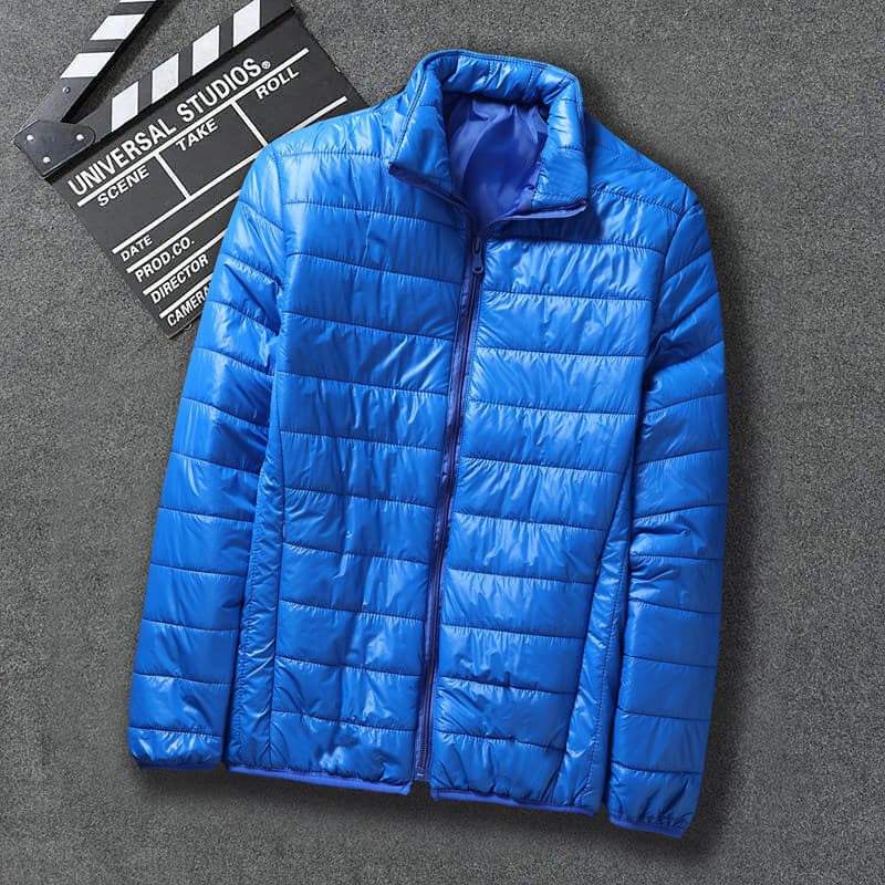 Jaqueta acolchoada masculina inverno leve acolchoada jaqueta curta cara gordo jaqueta solta inverno quente jaqueta Casua