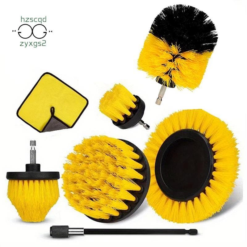 Kit De Escova Para Limpeza Elétrica , De Carpetes , Vidros E Rodas De Carro , De OA