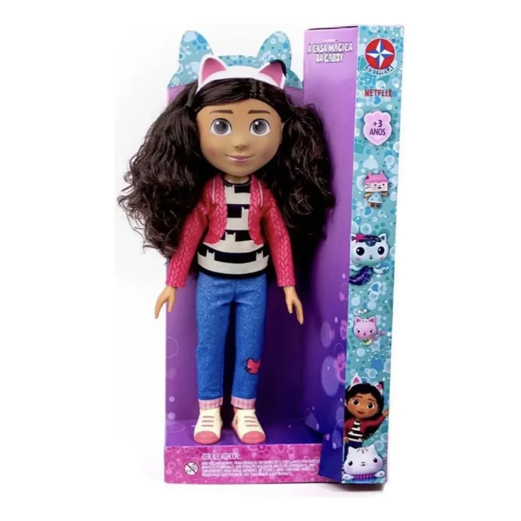 Boneca Gabby Dolls House - Estrela De 39 Cm Articulada - Estrela