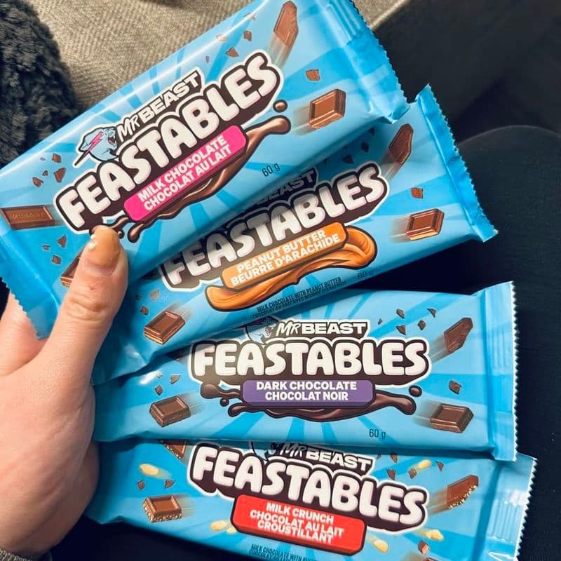 Importado Mr Beast Feastables Wild Chocolate Ao Leite Lanches De Celebridades Da Internet 8/4/1