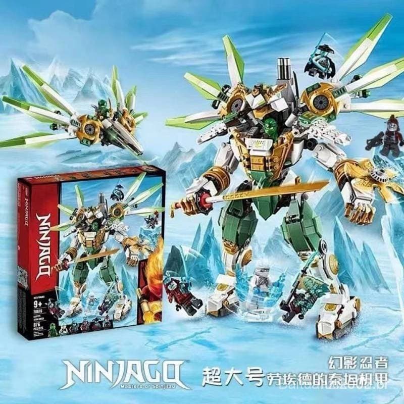 Brinquedo de Blocos de Montar LEGO Ninjago, Adequado para Meninos e Crianças, Presente Lloyd's Zentai Mech XAAL