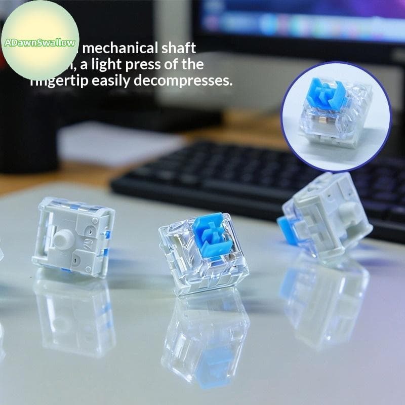 ADS 50pcs 3 Pinos Interruptor De Teclado Tátil Chave Clier Substituição Troca Quente Para Teclados Mecânicos DIY Jogos D