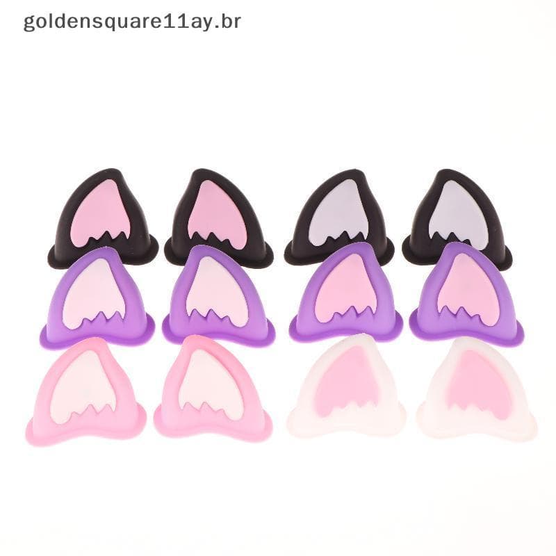 gol Capacete Da Motocicleta Decorações De Orelha De Gato Acessório Para Scooter Bicicleta Adesivo Moto Skate Ciclismo BR