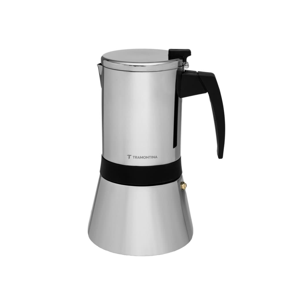 Cafeteira Italiana Tramontina em Aço Inox Para Expresso 600 ml