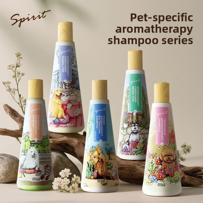 Lavagem corporal para animais de estimação, shampoo para gatos de estimação, shampoo de aromaterapia para cães