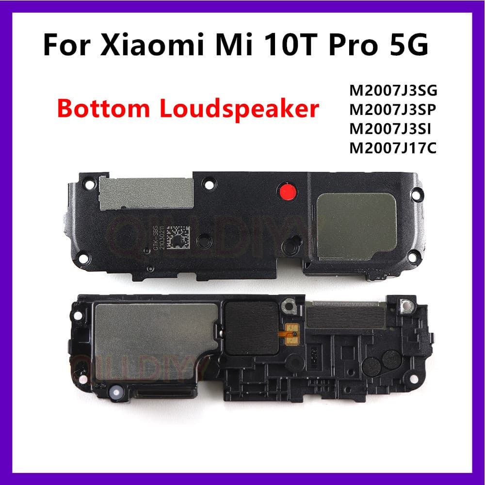 Alto-Falante Para Xiaomi Mi 10T Pro 5G Campainha Módulo De Som Inferior Peças Reparo Do Smartphone
