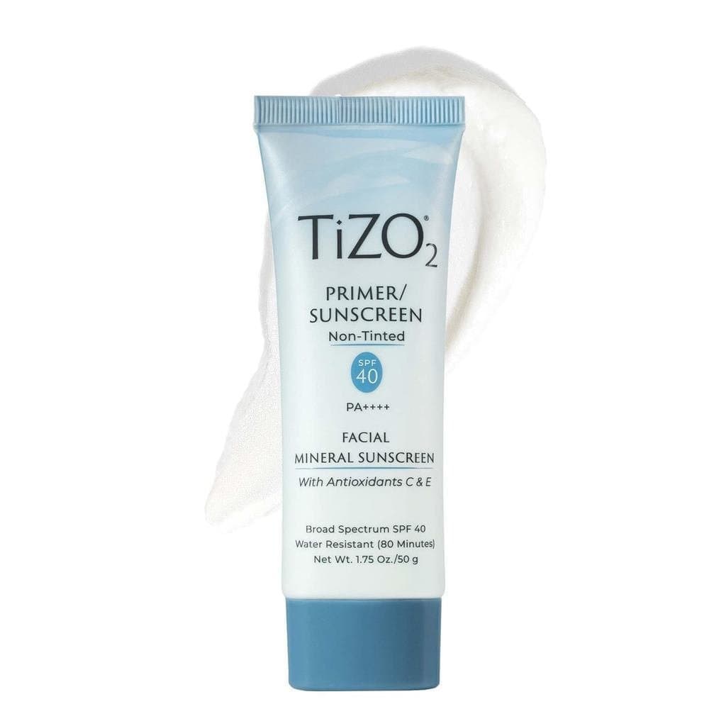 Protetor Solar Facial BKIM TiZO2 e Maquiagem de Base Mineral, Incolor, Protetor Solar de Amplo Espectro Índice 40, Conté