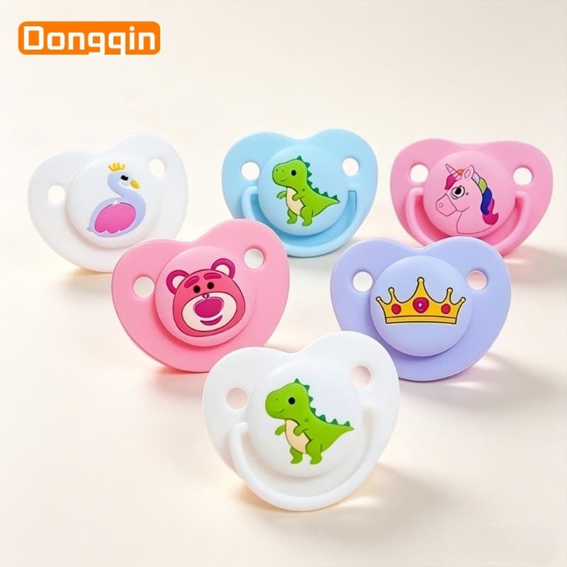 Chupeta de bebê, chupeta de Silicone, adequada para bebês de 6 a 18 meses.