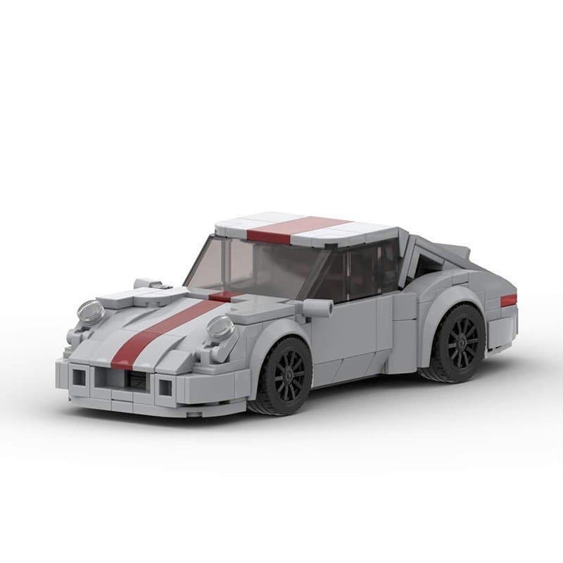 MOC-112053 é compatível com o brinquedo de blocos de montar LEGO Porsche 997 da série speed, modelo de carro de corrida 