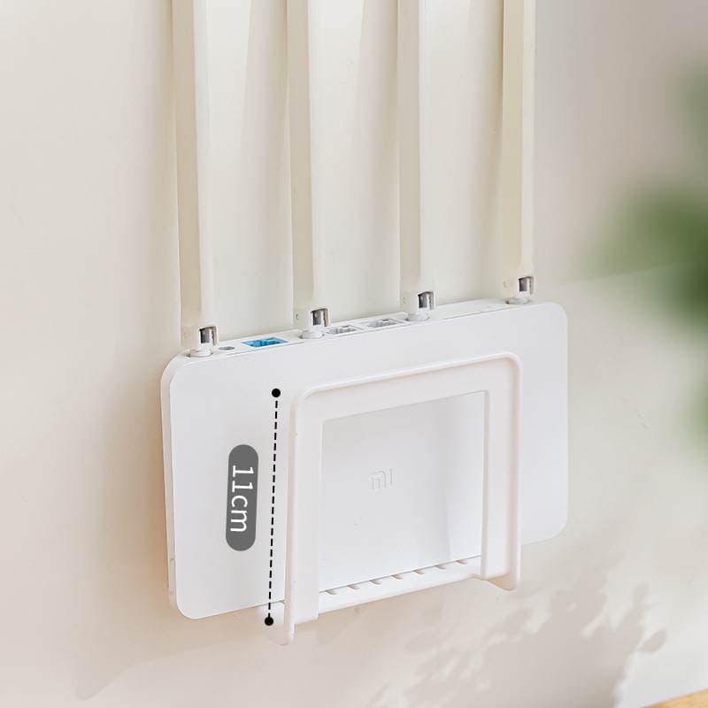 Prateleira do roteador wifi colocação Rack sem perfuração conjunto de parede-caixa superior suporte de parede