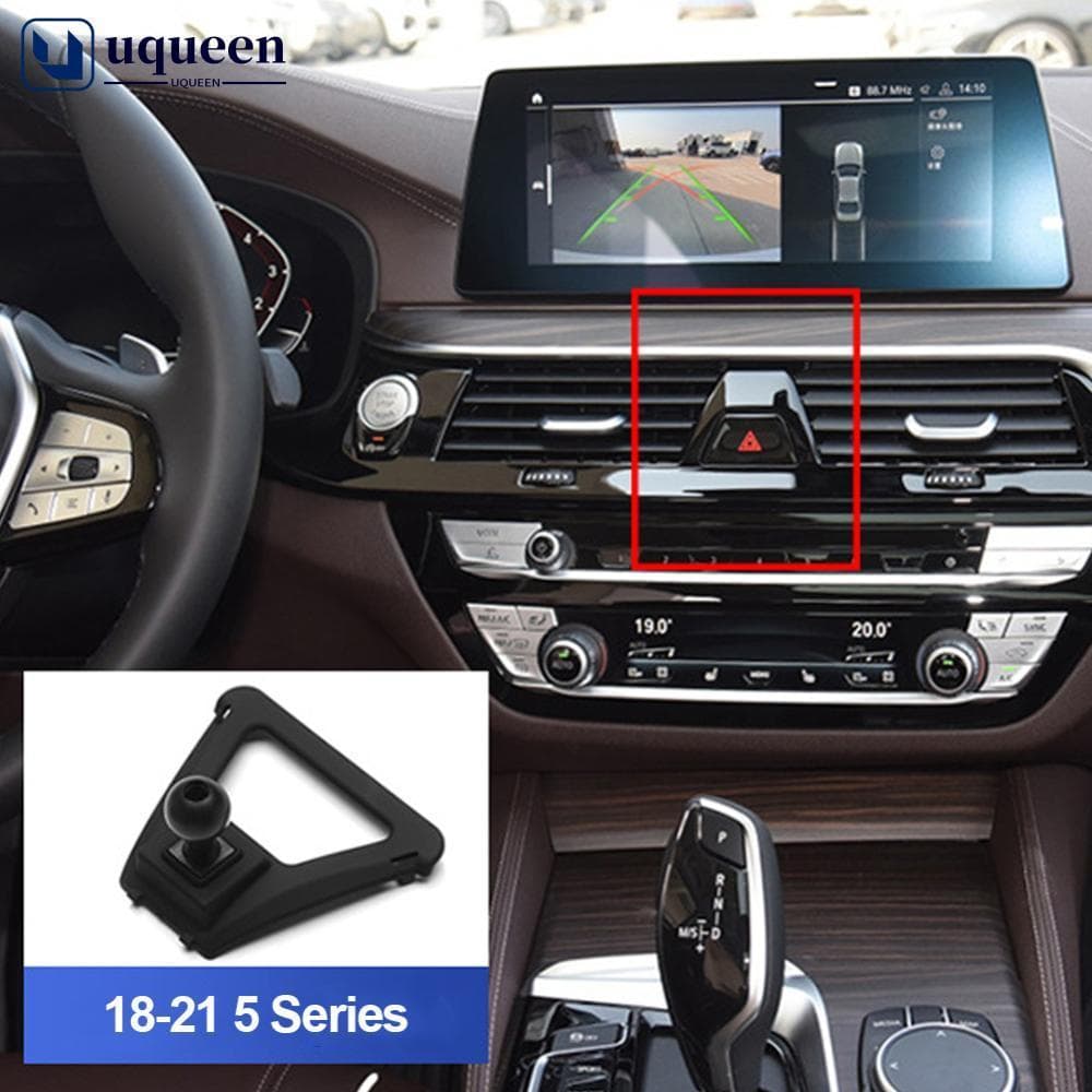 UQUEEN Suporte Do Telefone Carro De Montagem Dedicado Base Fixa Automóvel Para BMW X3 X4 X5 1/3/5/7 Série Mini GT A6Q9