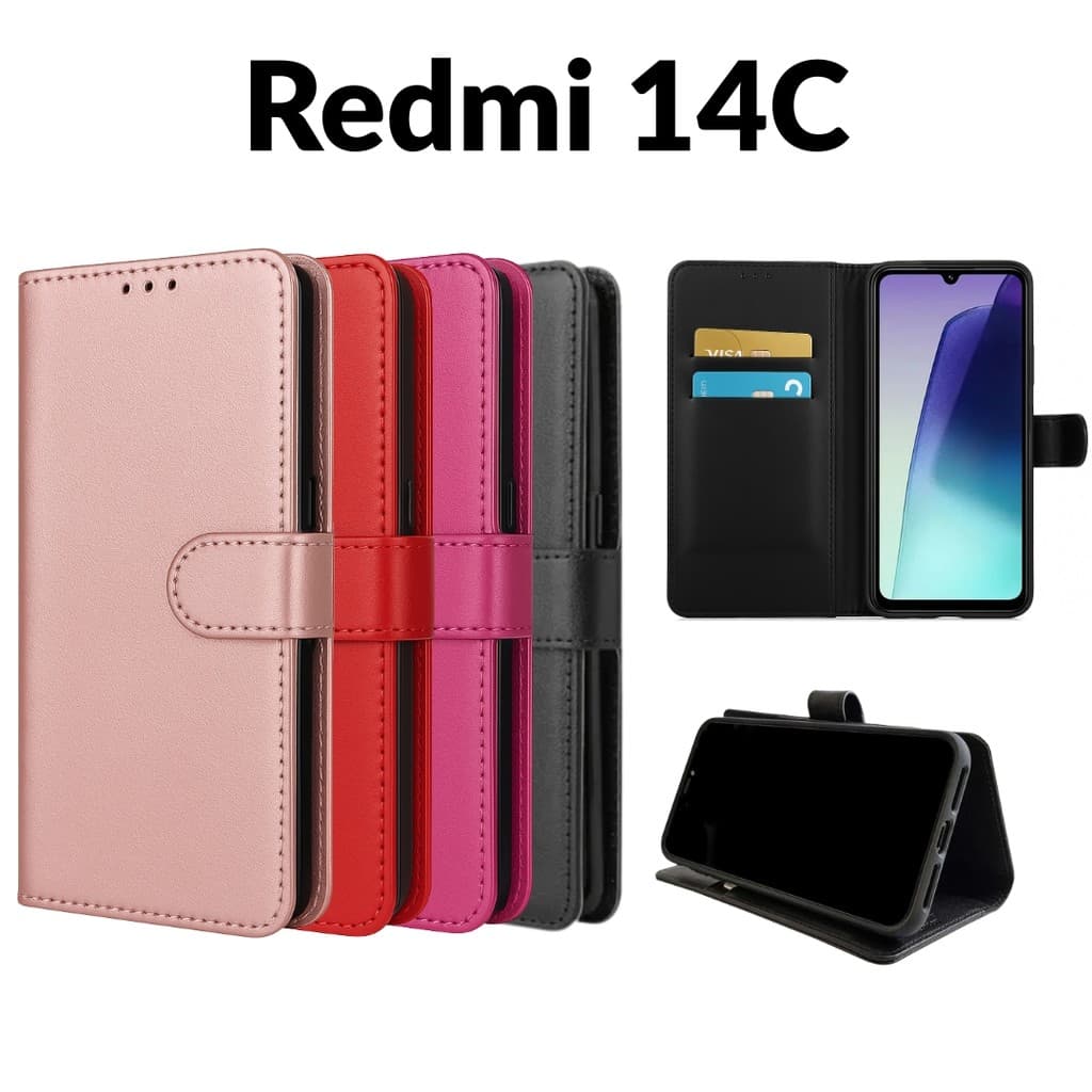 Capa Capinha Carteira Para Xiaomi Redmi 14C