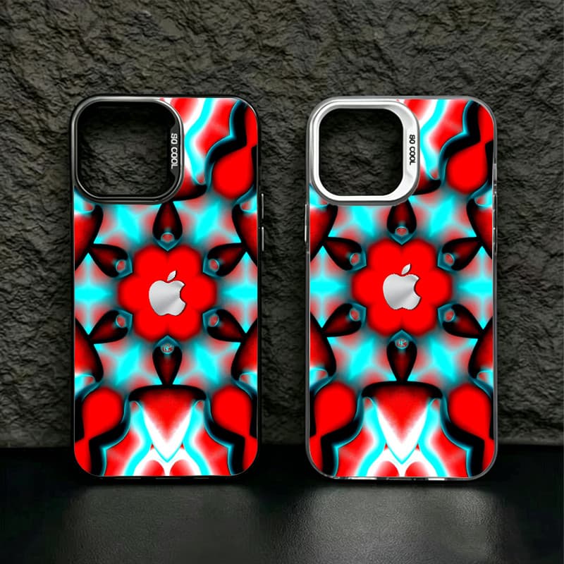 TPU anti-queda Capinha para iPhone 17/16/15/14/13/12 Pro Max Capa de celular minimalista com logo metálico grátis