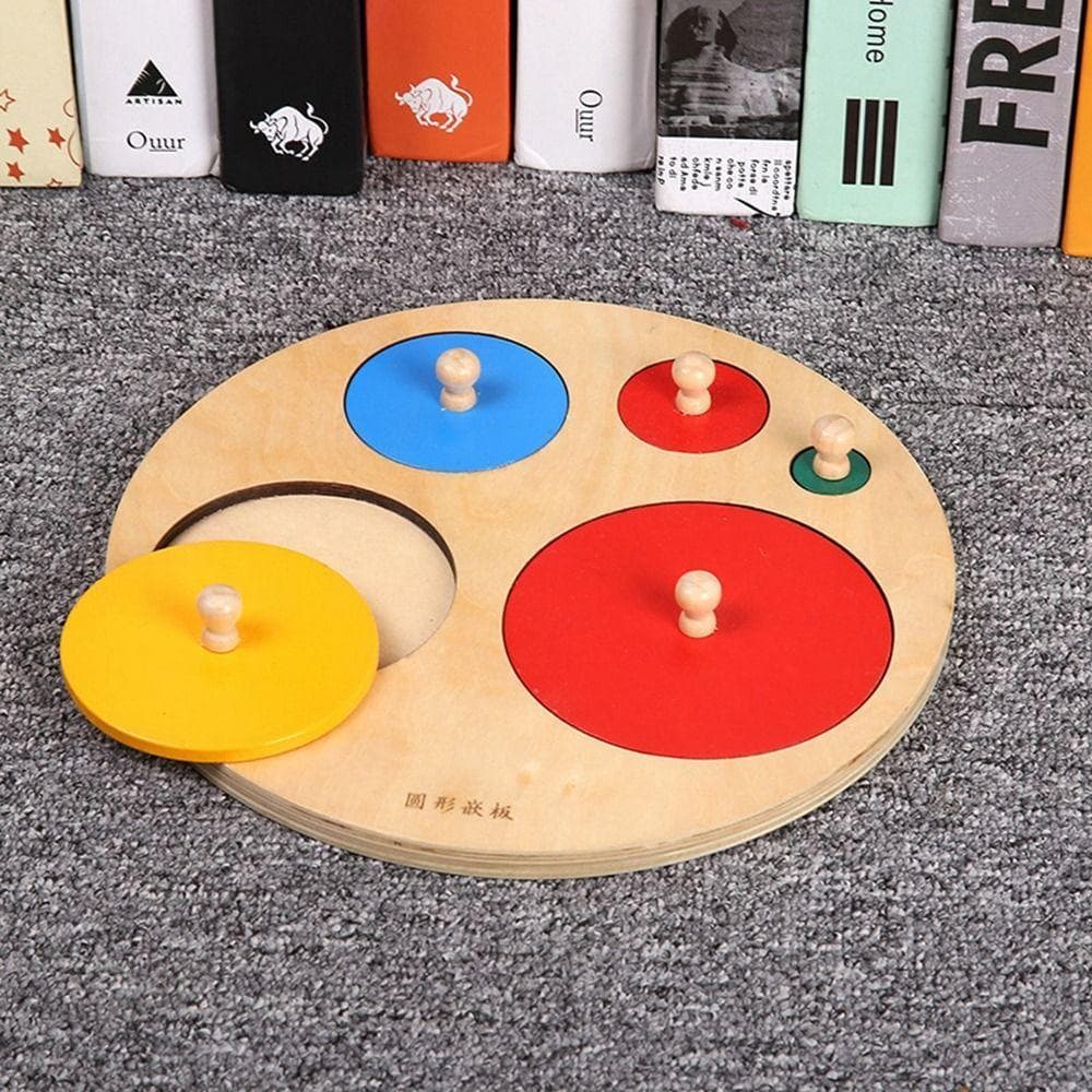 FTARLY 3D Placa Geométrica Brinquedo Educativo Crianças Bebê Habilidade Prática Quebra-Cabeças Cognição Brinquedos 3D Ca