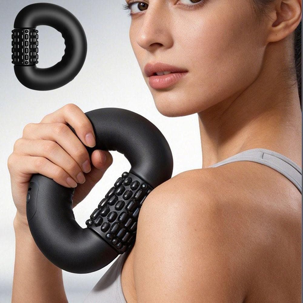 Massageador Muscular Elétrico , Rolo De Massagem Sem Fio De Tecido Profundo De Percussão , Portátil
