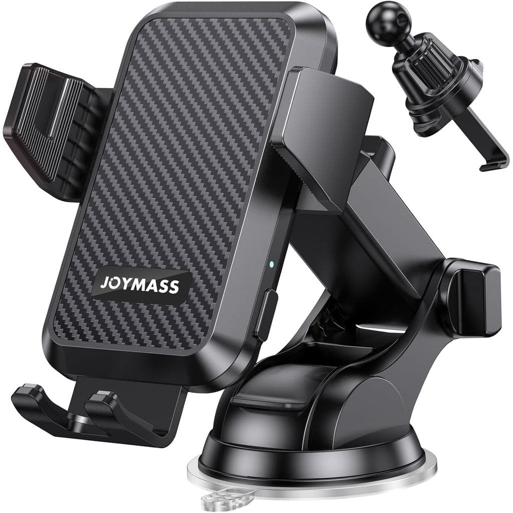 Carregador Sem Fio para Carro, Suportes para Telefone para Seu Carro, Suporte de Telefone com Fixação Automática de 15W,